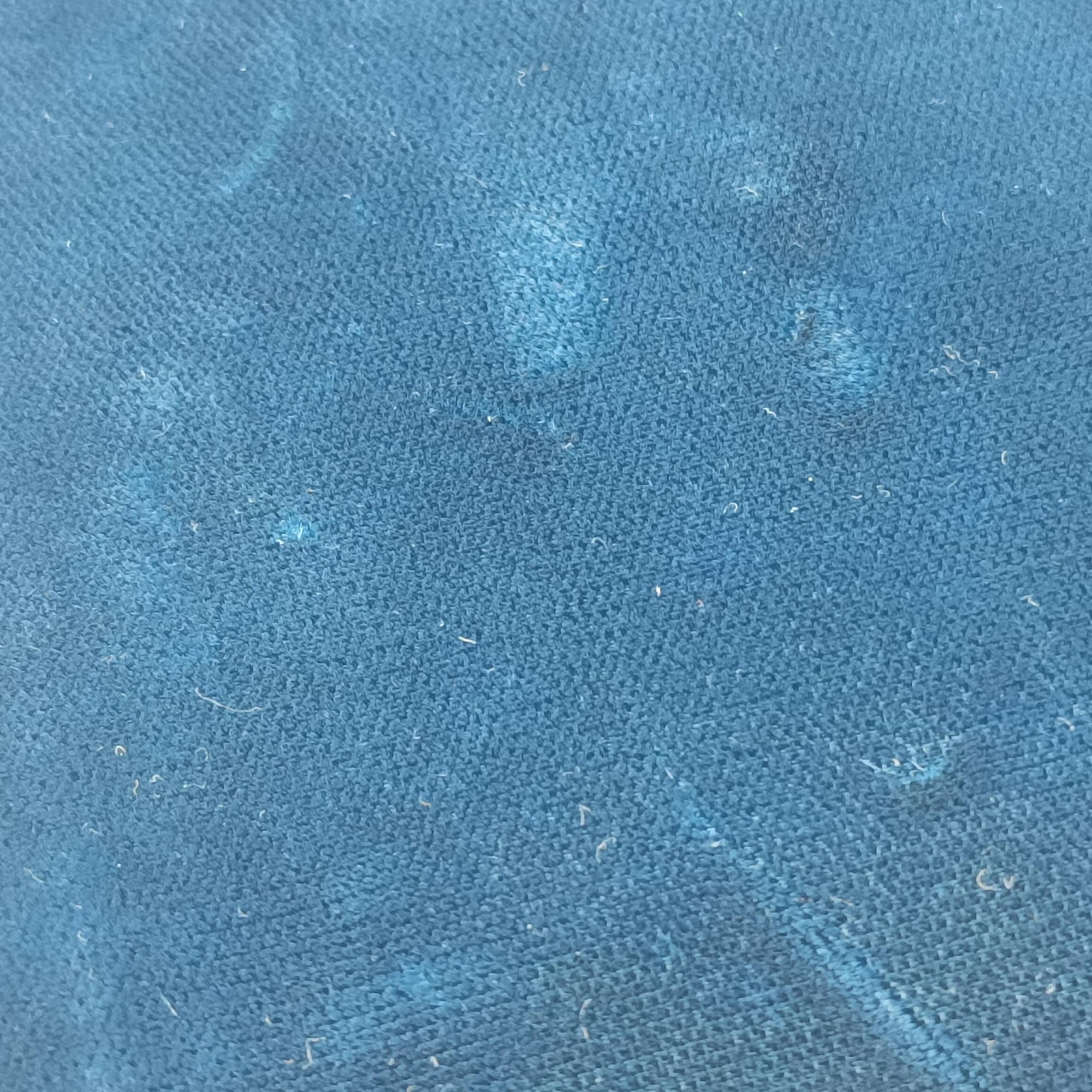 Secondhand Yves Saint Laurent SUNSET Blue velour 441972 shoulderbag | stylenewstar