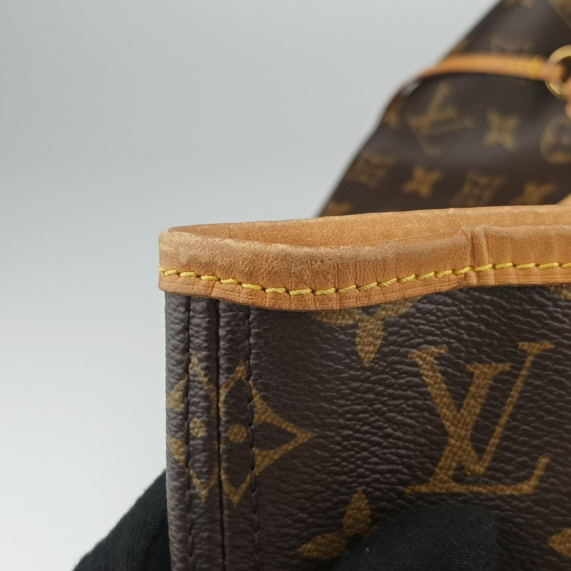 Pre-owned Louis Vuitton Neverfull MM brown×Grenard Pink Monogram Canvas M41602 shoulderbag | stylenewstar