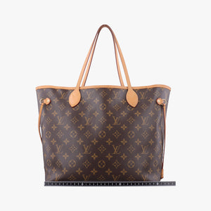 Pre-owned Louis Vuitton Neverfull MM brown×Grenard Pink Monogram Canvas M41602 shoulderbag | stylenewstar