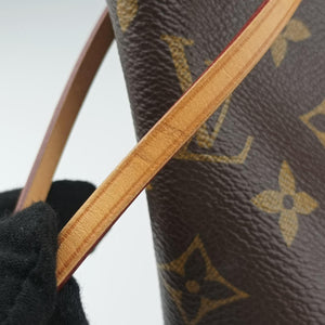 Pre-owned Louis Vuitton Neverfull MM brown×Grenard Pink Monogram Canvas M41602 shoulderbag | stylenewstar