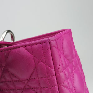 Vintage Christian Dior Lady Dior Rose lambskin  shoulderbag | stylenewstar