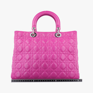 Vintage Christian Dior Lady Dior Rose lambskin  shoulderbag | stylenewstar