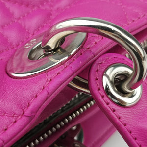 Vintage Christian Dior Lady Dior Rose lambskin  shoulderbag | stylenewstar