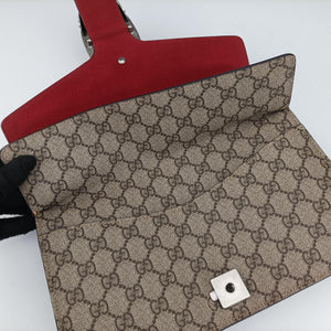 Secondhand Gucci Dionysus Brown×red PVC coated canvas×suede 400249 shoulderbag | stylenewstar