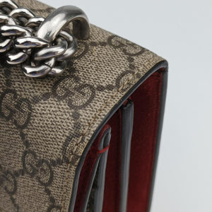 Secondhand Gucci Dionysus Brown×red PVC coated canvas×suede 400249 shoulderbag | stylenewstar