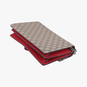Secondhand Gucci Dionysus Brown×red PVC coated canvas×suede 400249 shoulderbag | stylenewstar