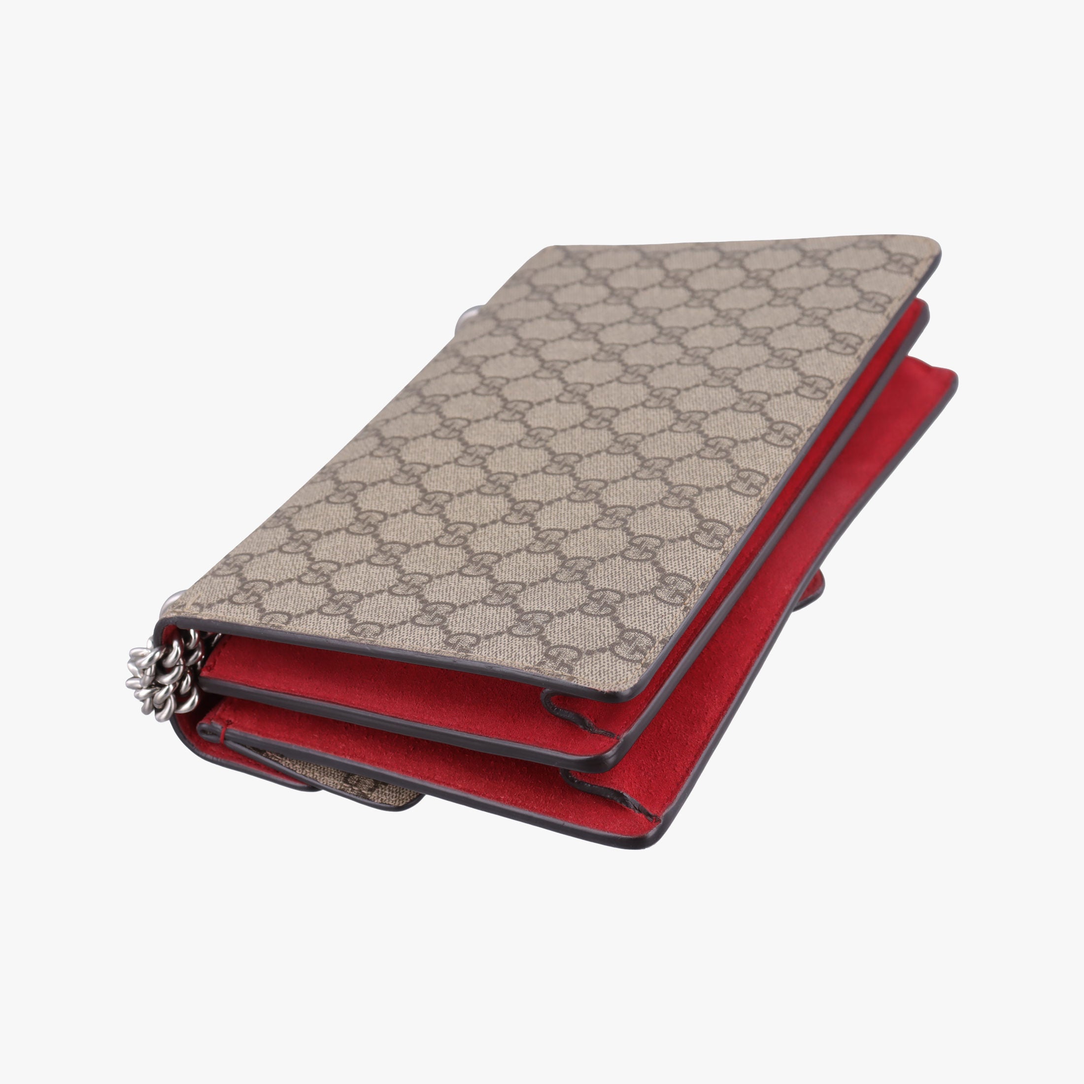 Secondhand Gucci Dionysus Brown×red PVC coated canvas×suede 400249 shoulderbag | stylenewstar