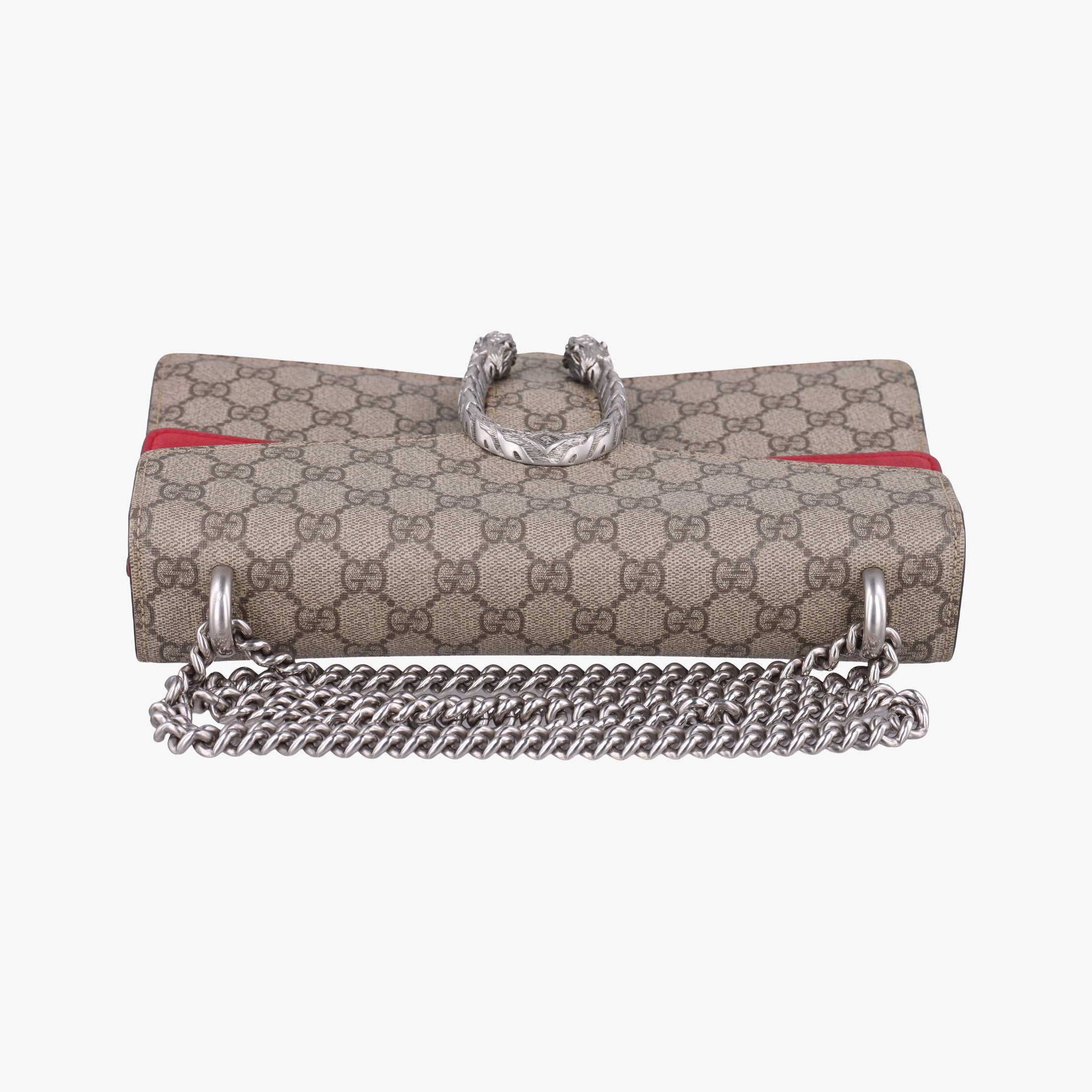 Secondhand Gucci Dionysus Brown×red PVC coated canvas×suede 400249 shoulderbag | stylenewstar
