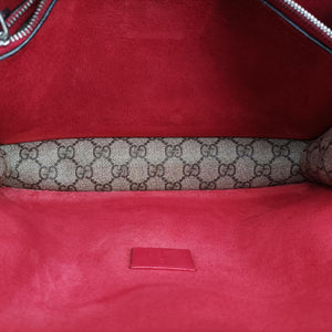 Secondhand Gucci Dionysus Brown×red PVC coated canvas×suede 400249 shoulderbag | stylenewstar
