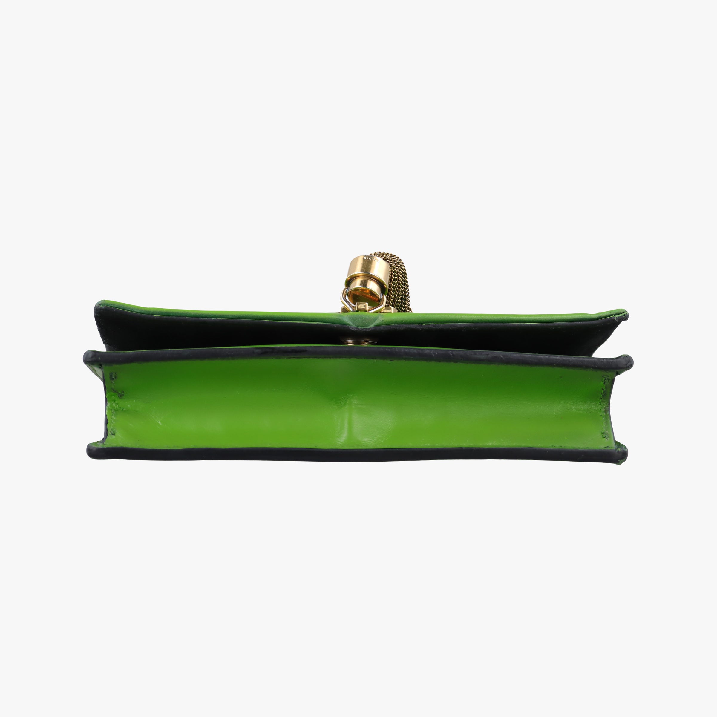 Pre-owned Yves Saint Laurent KATE Green Leather 452159 shoulderbag | stylenewstar