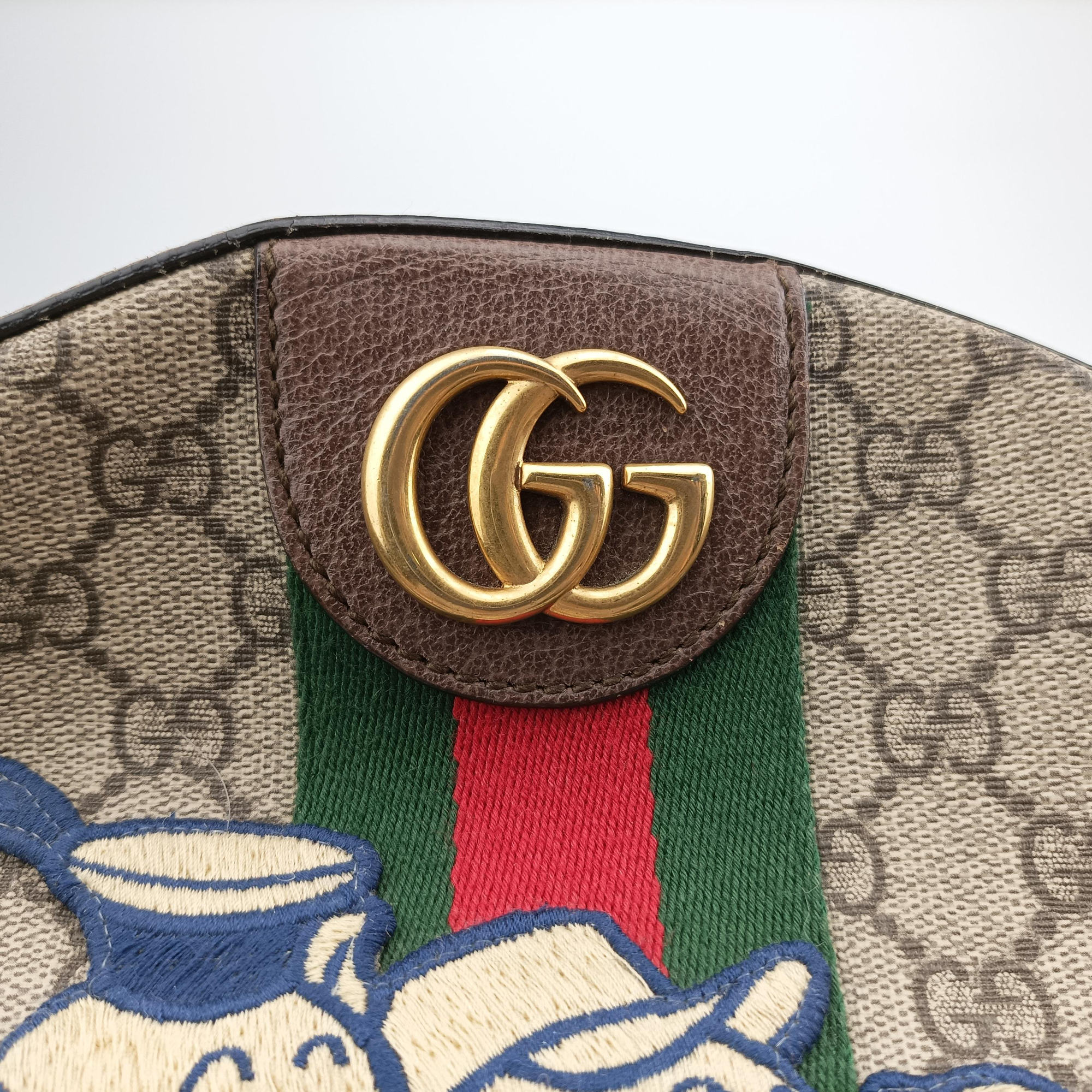 Secondhand Gucci ophidia The Three Little Pigs Brown×Multicolour PVC coated canvas 552884 backpack/rucksack | stylenewstar