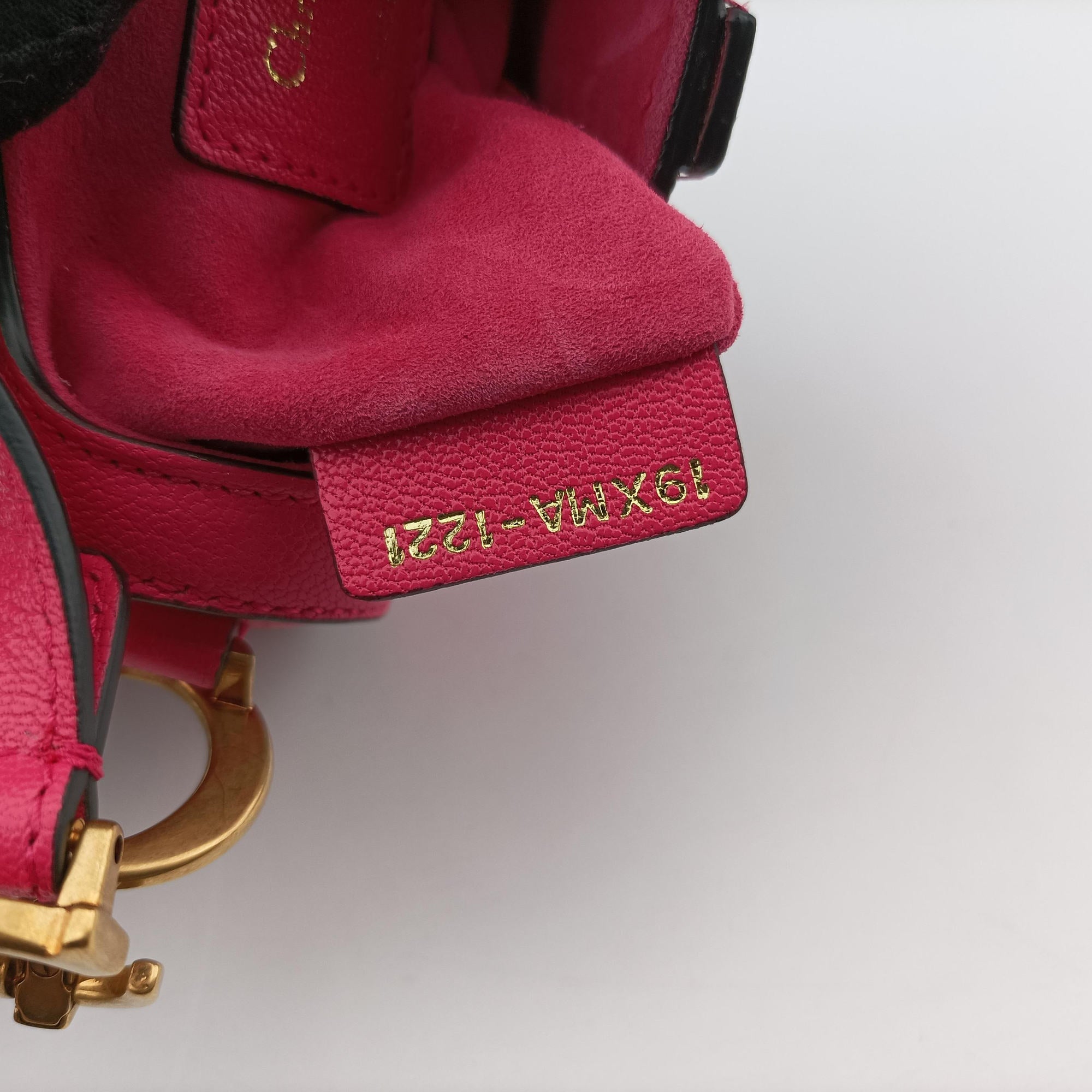 Secondhand Christian Dior Saddle Pink Leather  shoulderbag | stylenewstar