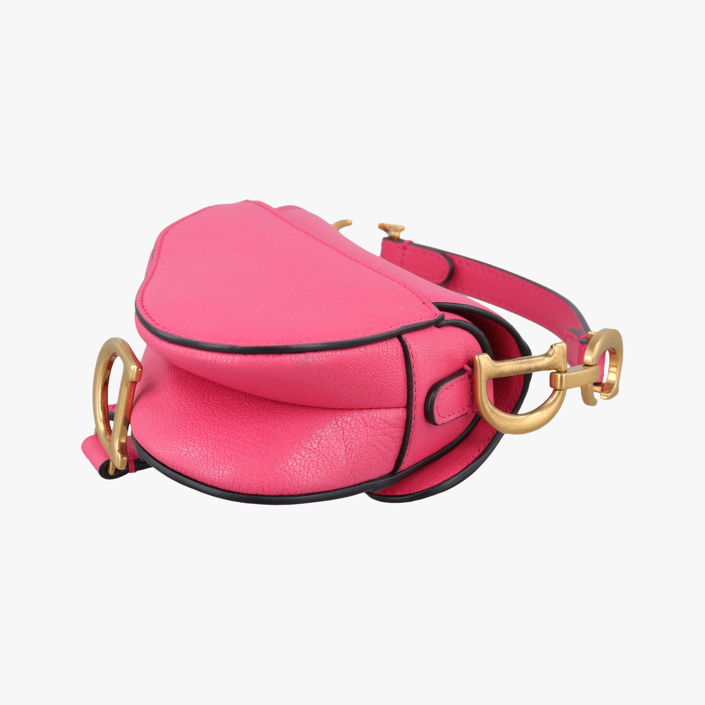 Secondhand Christian Dior Saddle Pink Leather  shoulderbag | stylenewstar