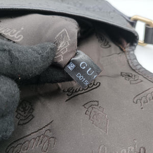 Pre-owned Gucci GG Plus GG Supreme Brown leather 223666 shoulderbag | stylenewstar