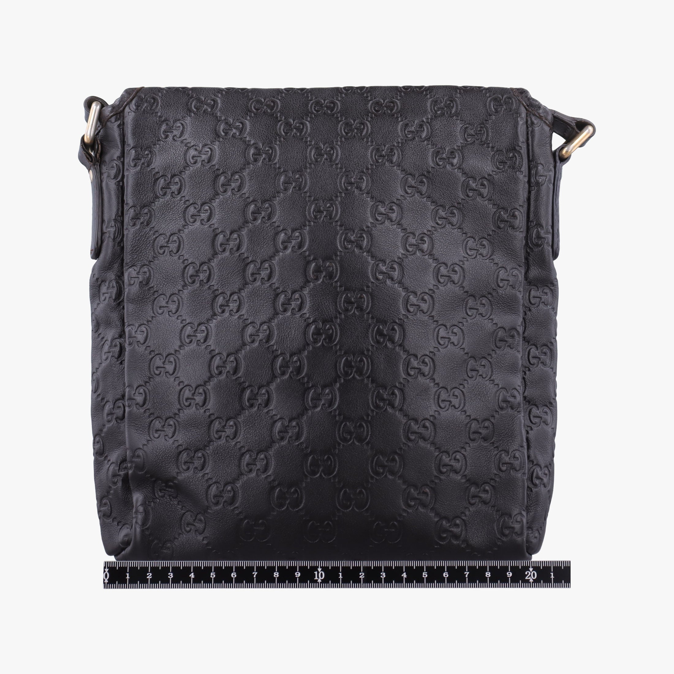 Pre-owned Gucci GG Plus GG Supreme Brown leather 223666 shoulderbag | stylenewstar