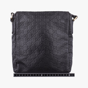 Pre-owned Gucci GG Plus GG Supreme Brown leather 223666 shoulderbag | stylenewstar