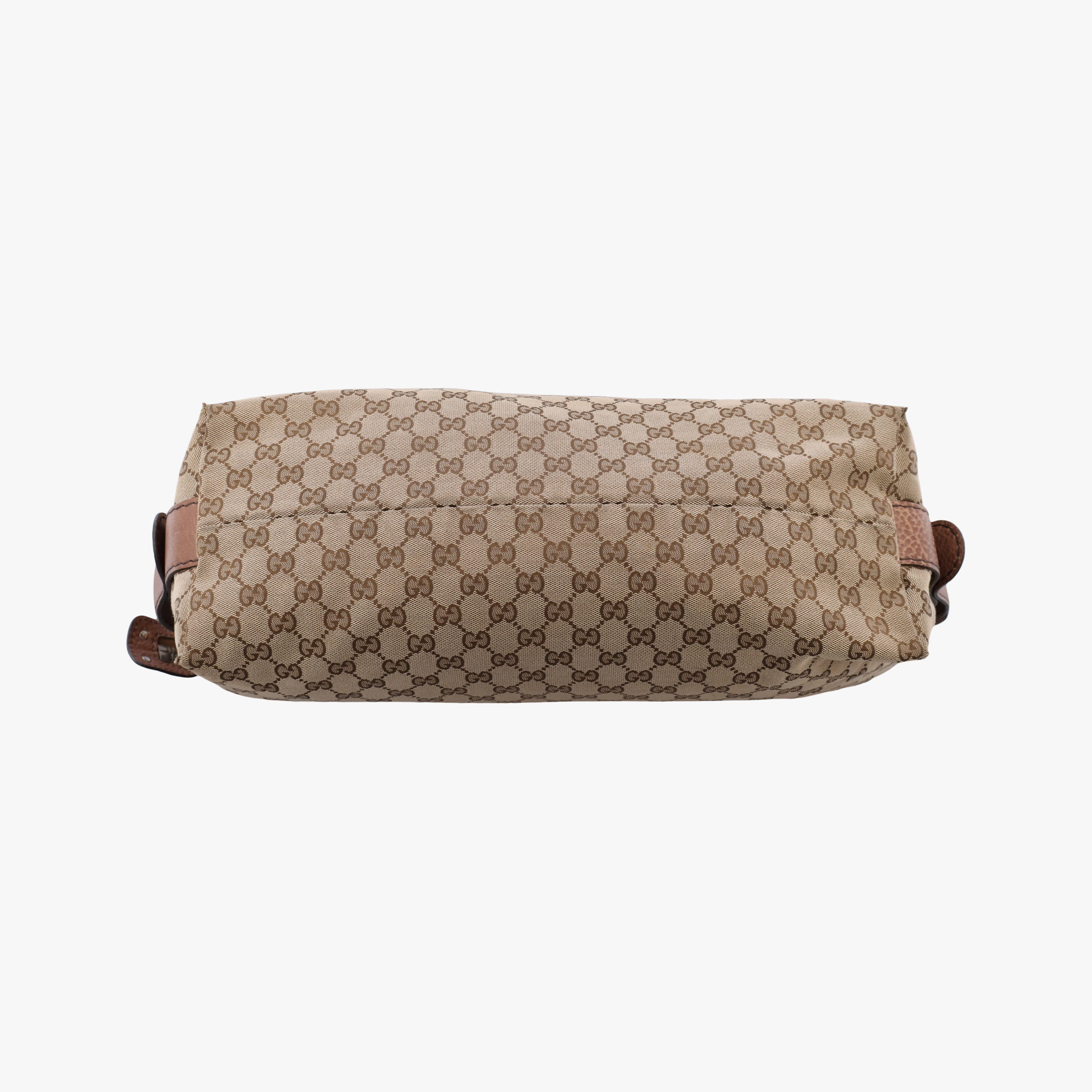 Pre-owned Gucci Medium Bamboo Brown canvas×leather 232959 handbag | stylenewstar