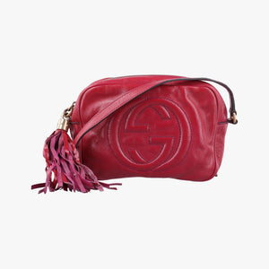Secondhand Gucci Soho Rose Patent Leather 308364 shoulderbag | stylenewstar