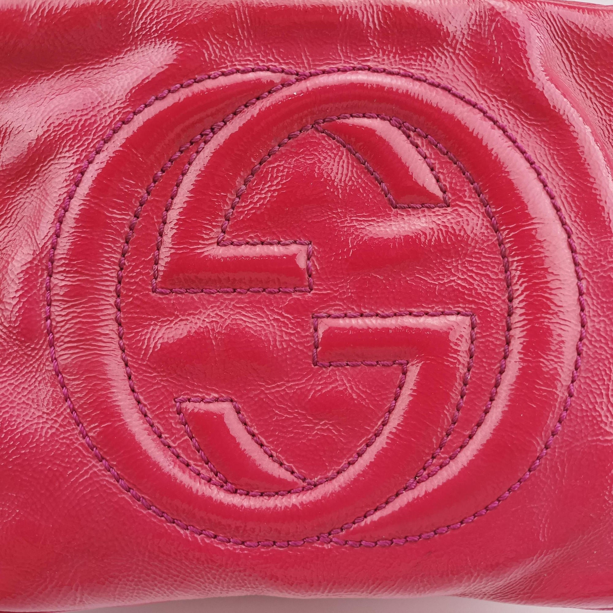 Secondhand Gucci Soho Rose Patent Leather 308364 shoulderbag | stylenewstar
