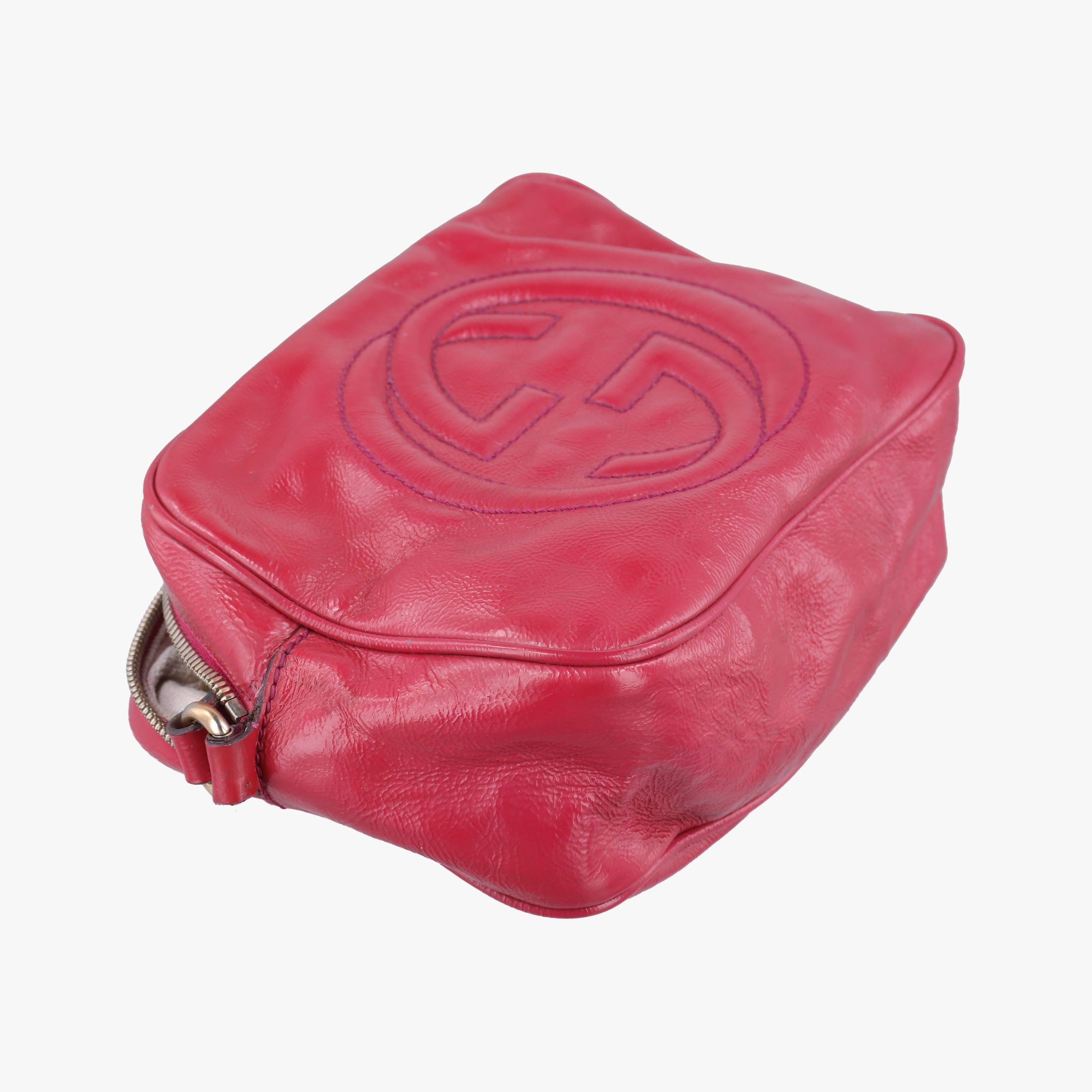 Secondhand Gucci Soho Rose Patent Leather 308364 shoulderbag | stylenewstar
