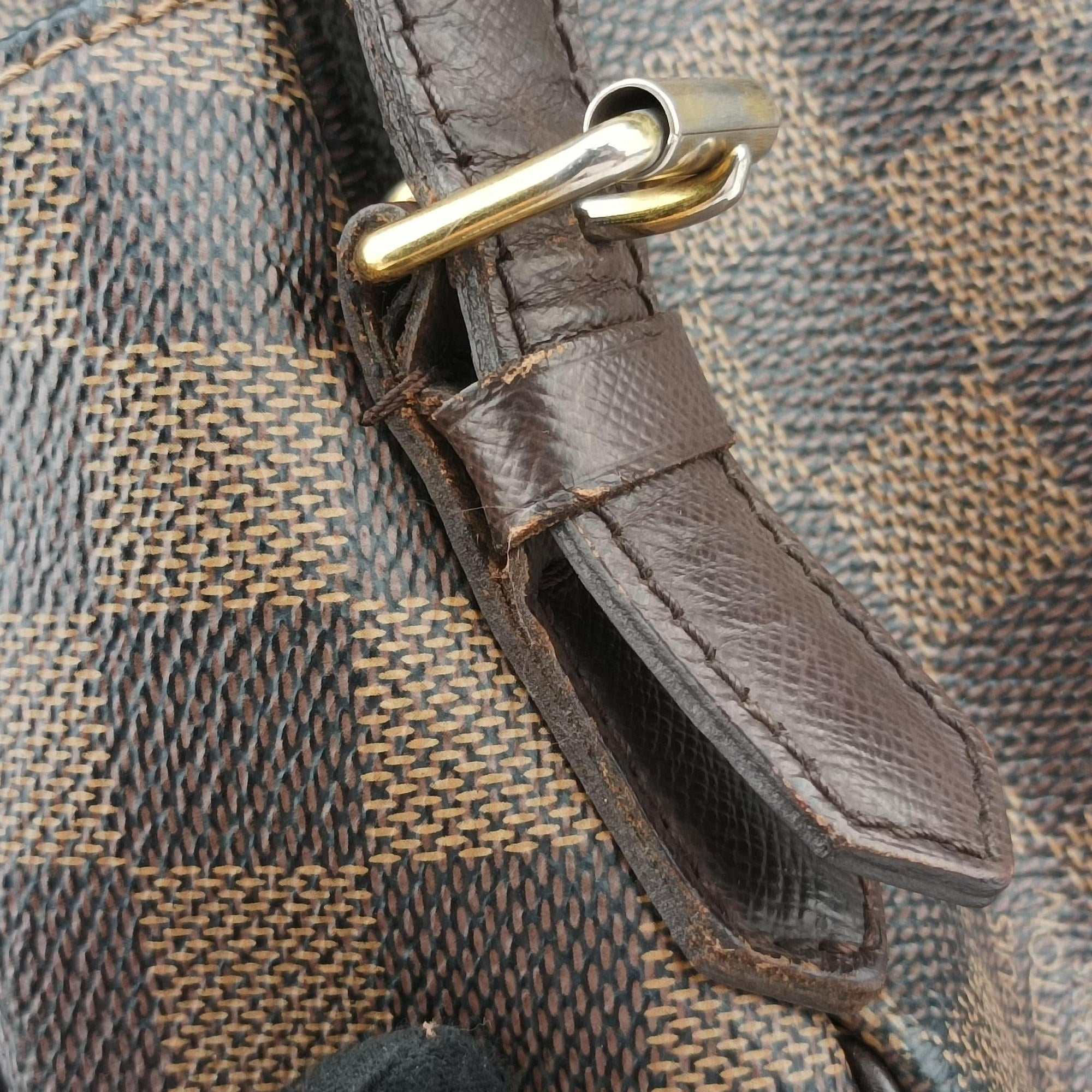 Vintage Louis Vuitton BELEM MM EBENE Damier Canvas N51174 handbag | stylenewstar