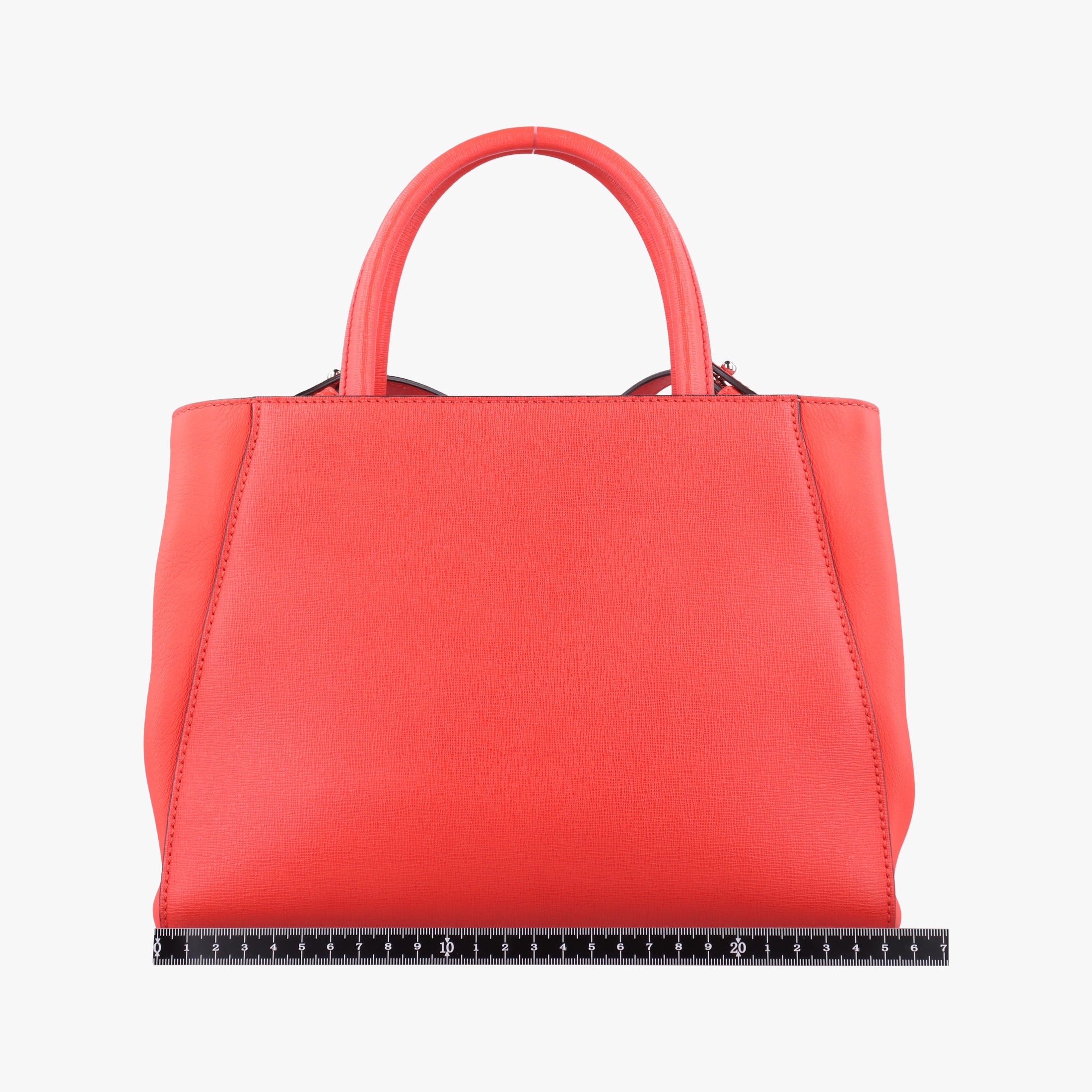 Vintage Fendi Petite 2 JOURS Orange Leather 8BH253 shoulderbag | stylenewstar
