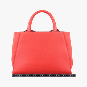 Vintage Fendi Petite 2 JOURS Orange Leather 8BH253 shoulderbag | stylenewstar
