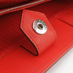 Vintage Fendi Petite 2 JOURS Orange Leather 8BH253 shoulderbag | stylenewstar