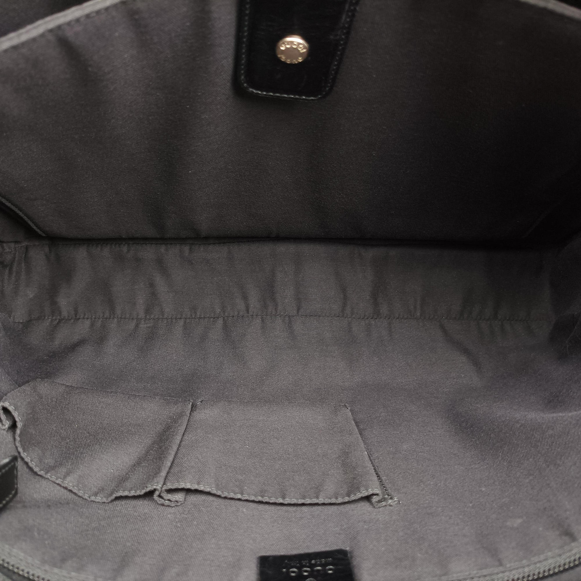 Pre-owned Gucci Diamante Black Leather 208463 shoulderbag | stylenewstar