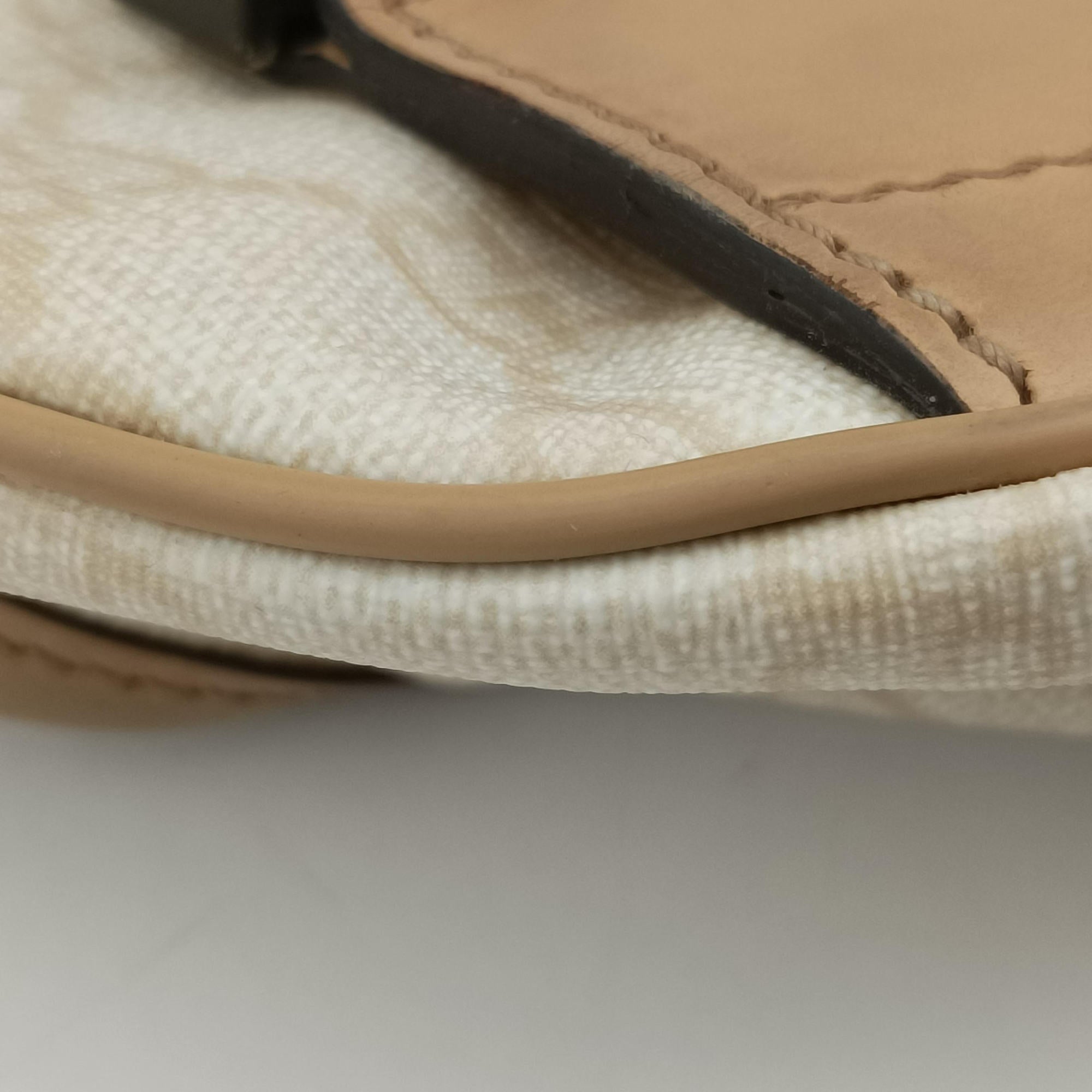 Pre-owned Gucci GG Plus Messenger beige PVC coated canvas×Leather 201732 shoulderbag | stylenewstar