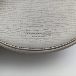 Pre-owned Bottega Veneta Palmelato White Leather  shoulderbag | stylenewstar