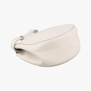 Pre-owned Bottega Veneta Palmelato White Leather  shoulderbag | stylenewstar