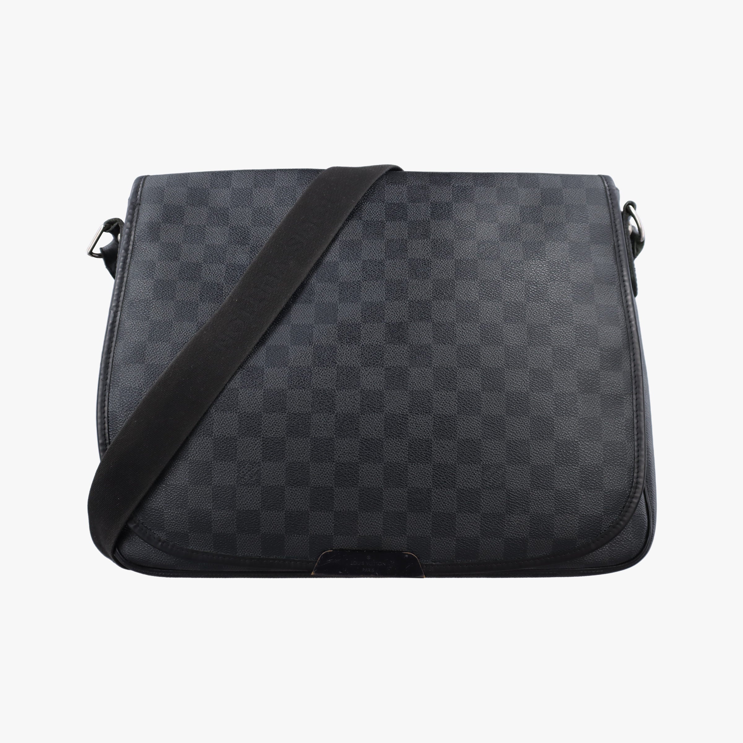 Pre-owned Louis Vuitton DANIEL MM Noir Damier Graphite N58029 shoulderbag | stylenewstar
