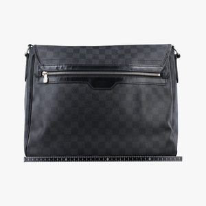 Pre-owned Louis Vuitton DANIEL MM Noir Damier Graphite N58029 shoulderbag | stylenewstar