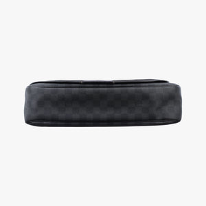 Pre-owned Louis Vuitton DANIEL MM Noir Damier Graphite N58029 shoulderbag | stylenewstar