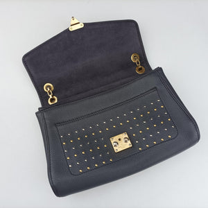 Pre-owned Louis Vuitton Saint Germain PM Studs Gris Silver Monogram Empreinte M51729 shoulderbag | stylenewstar