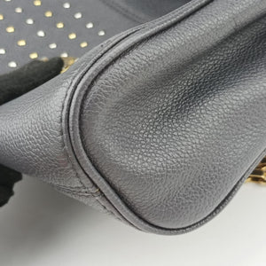 Pre-owned Louis Vuitton Saint Germain PM Studs Gris Silver Monogram Empreinte M51729 shoulderbag | stylenewstar