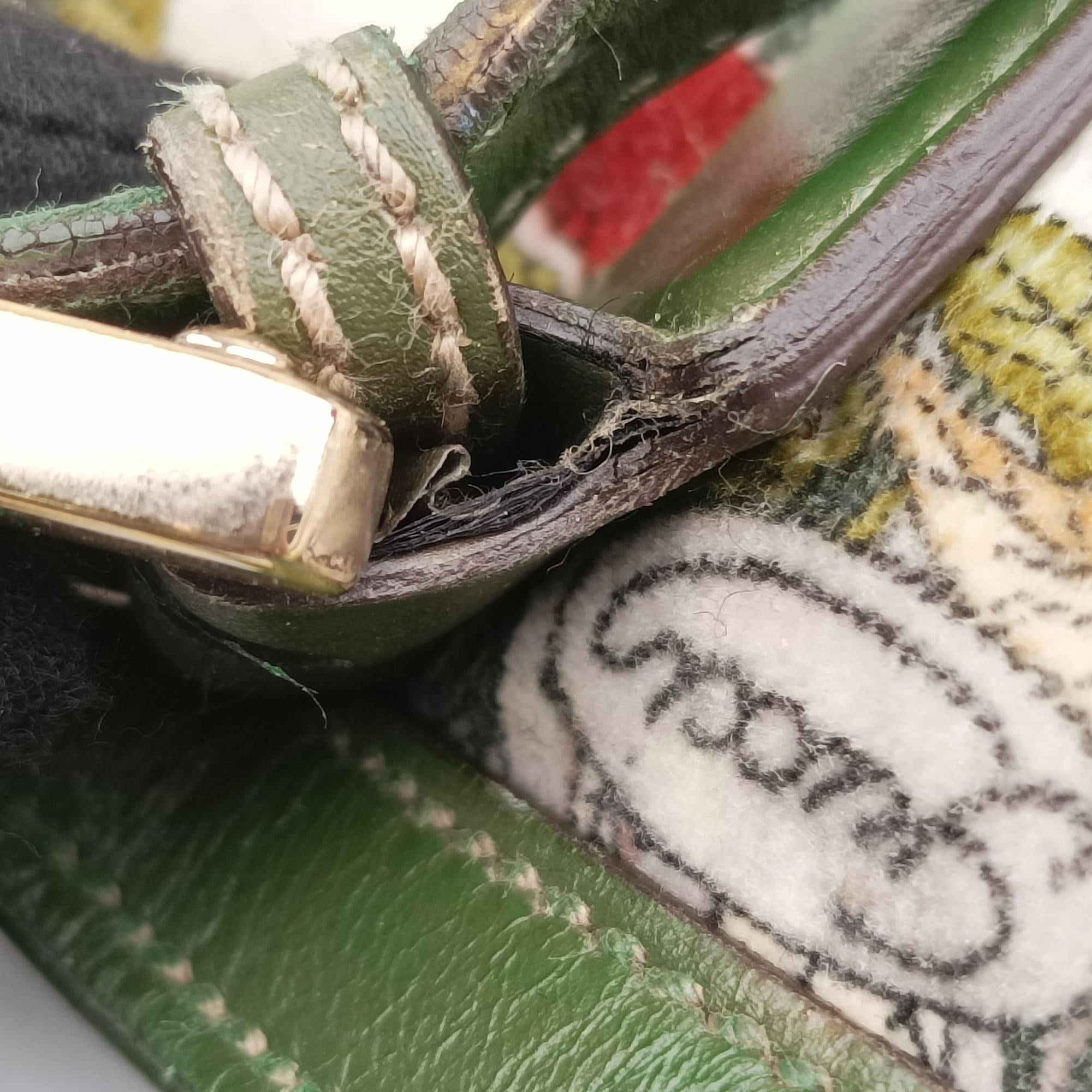 Secondhand Gucci Interlocking GG Mushroom Flora Multicolour velour 162886 shoulderbag | stylenewstar