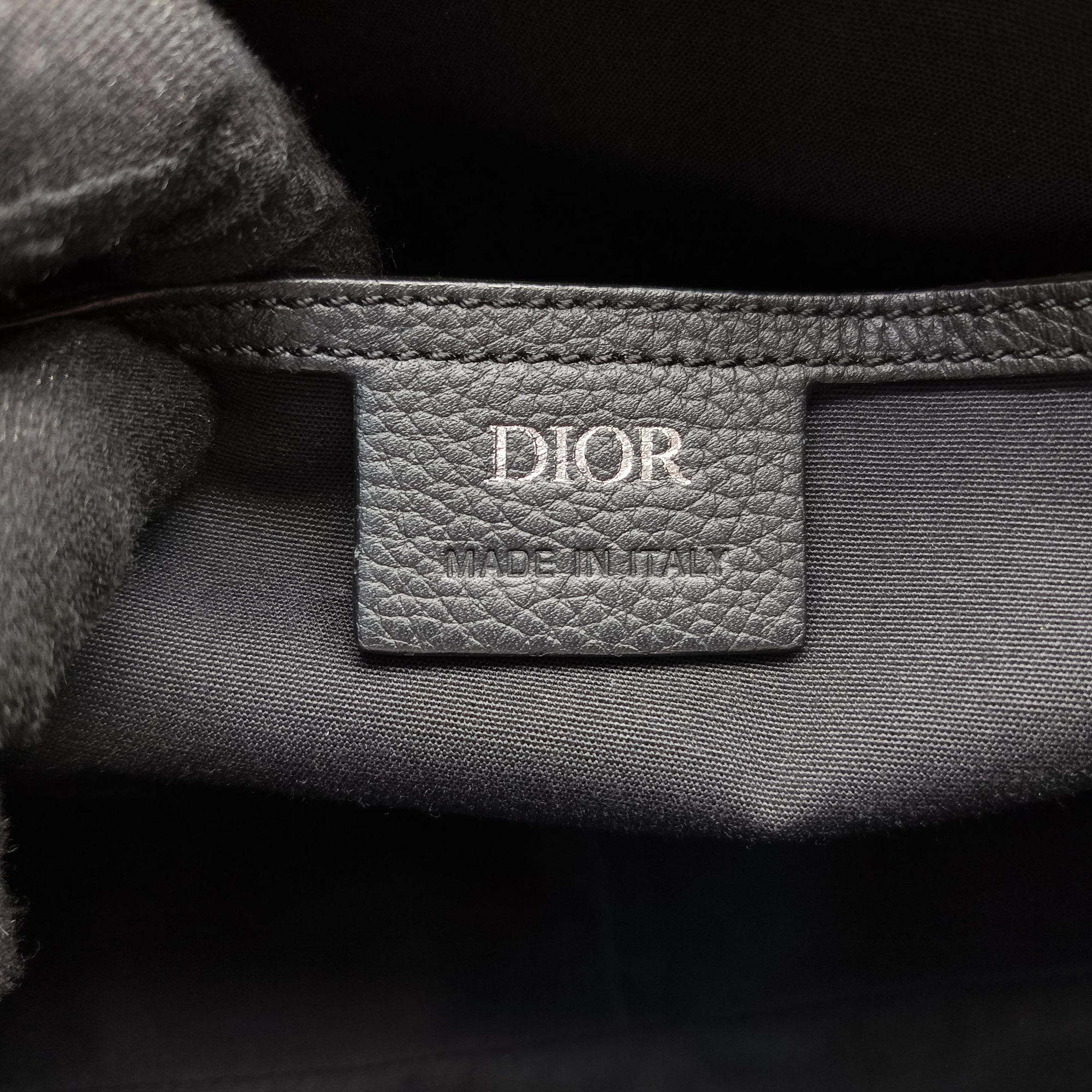 Pre-owned Christian Dior Oblique Saddle Navy×Black Jacquard×Leather  shoulderbag | stylenewstar