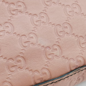 Pre-owned Gucci Emily Pink Leather 295402 shoulderbag | stylenewstar
