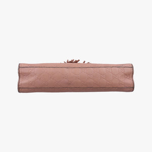 Pre-owned Gucci Emily Pink Leather 295402 shoulderbag | stylenewstar