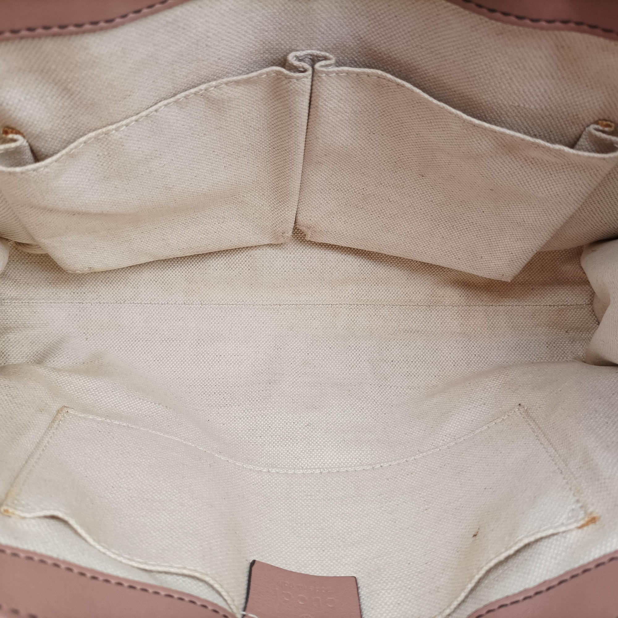 Pre-owned Gucci Emily Pink Leather 295402 shoulderbag | stylenewstar