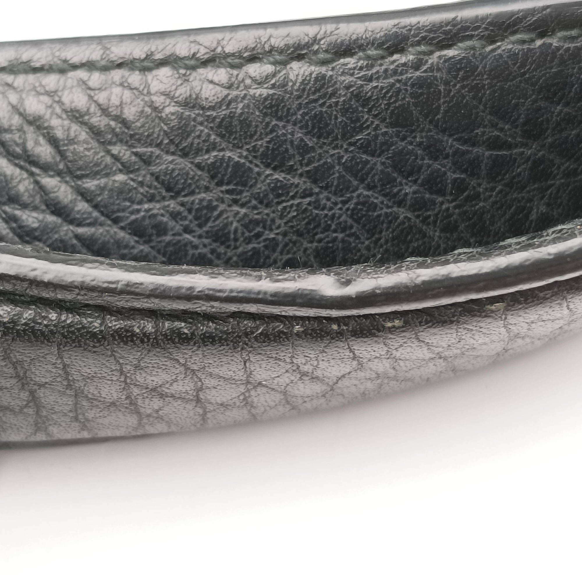 Pre-owned Gucci Interlocking G Logo Soho Tote Black Leather 368602 shoulderbag | stylenewstar