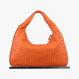 Pre-owned Bottega Veneta Intrecciato Orange lambskin  shoulderbag | stylenewstar