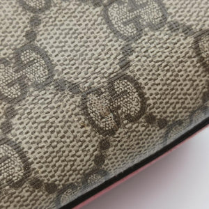 Vintage Gucci Padlock beige×red×pink PVC coated canvas×Leather 409487 shoulderbag | stylenewstar
