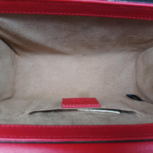 Vintage Gucci Padlock beige×red×pink PVC coated canvas×Leather 409487 shoulderbag | stylenewstar