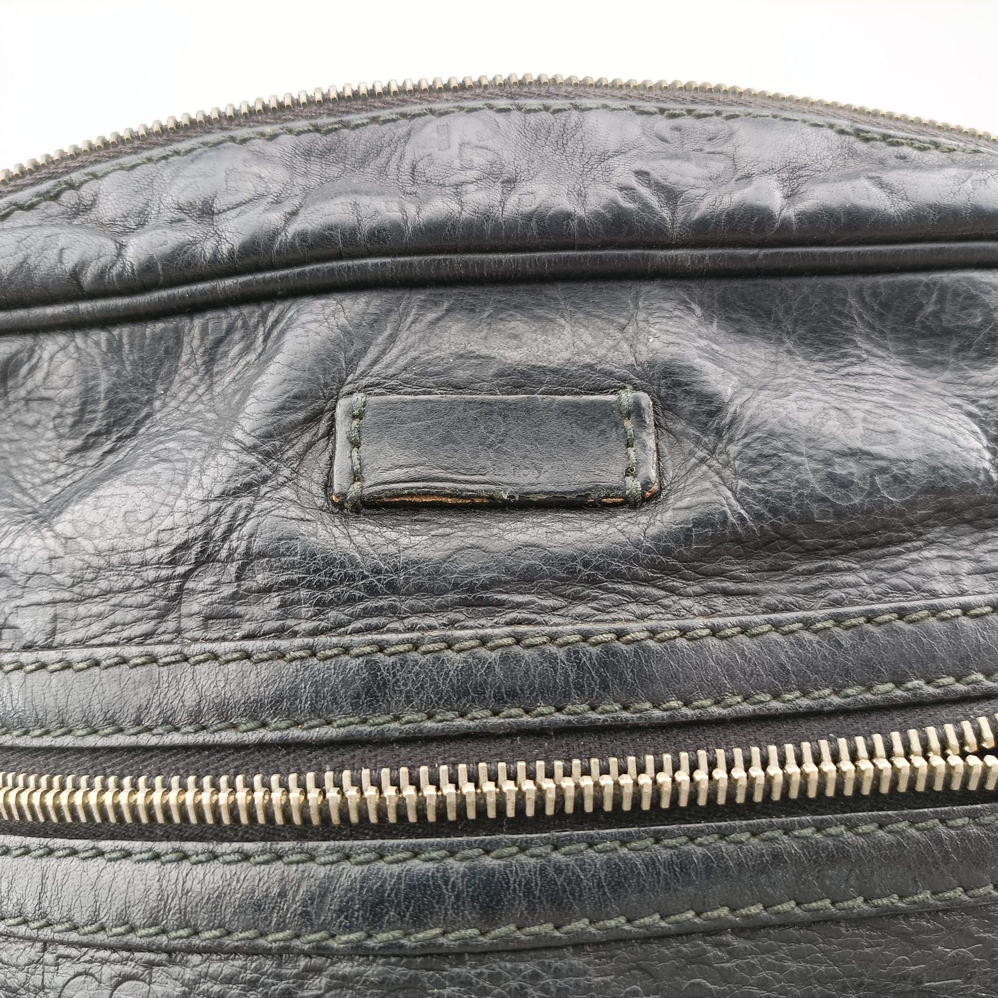Pre-owned Gucci GG Imprime Messenger Black Leather 201448 shoulderbag | stylenewstar