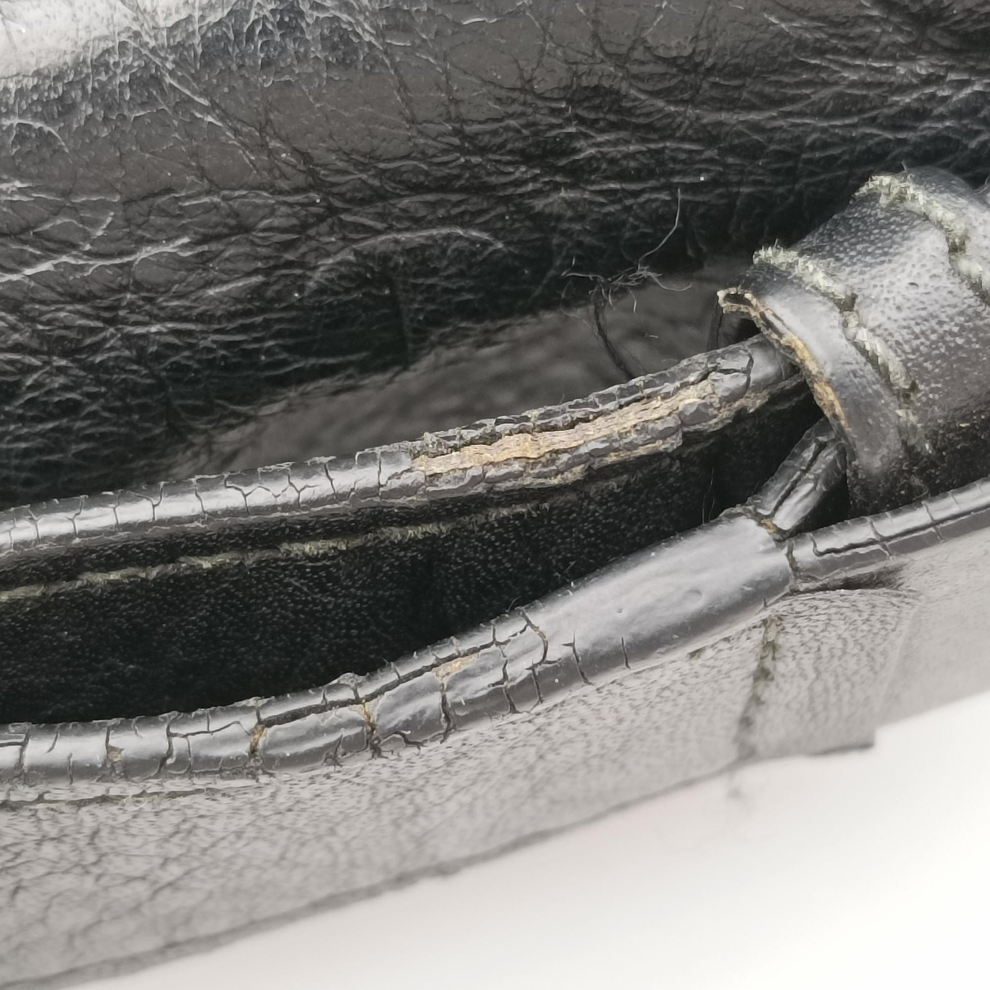 Pre-owned Gucci GG Imprime Messenger Black Leather 201448 shoulderbag | stylenewstar