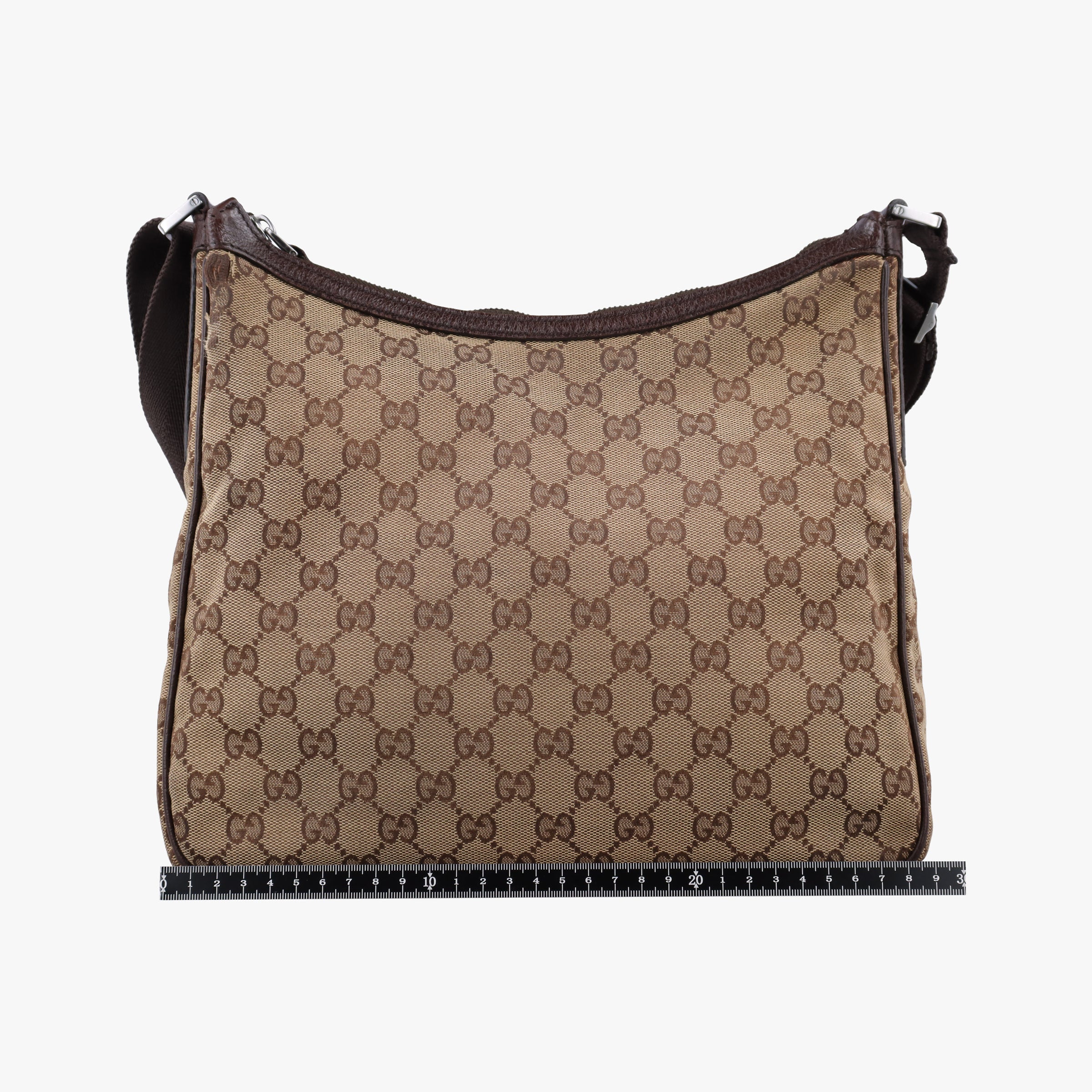 Vintage Gucci GG canvas Messenger Beige × Dark Brown canvas 131211 crossbodybag | stylenewstar