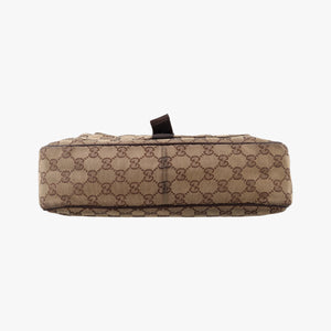 Vintage Gucci GG canvas Messenger Beige × Dark Brown canvas 131211 crossbodybag | stylenewstar